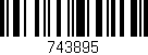 Código de barras (EAN, GTIN, SKU, ISBN): '743895'