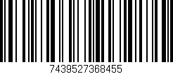 Código de barras (EAN, GTIN, SKU, ISBN): '7439527368455'