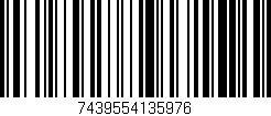 Código de barras (EAN, GTIN, SKU, ISBN): '7439554135976'