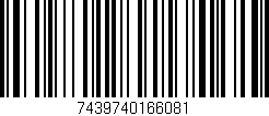 Código de barras (EAN, GTIN, SKU, ISBN): '7439740166081'