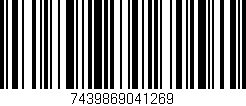 Código de barras (EAN, GTIN, SKU, ISBN): '7439869041269'