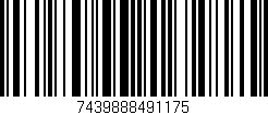 Código de barras (EAN, GTIN, SKU, ISBN): '7439888491175'