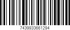 Código de barras (EAN, GTIN, SKU, ISBN): '7439933661294'