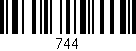 Código de barras (EAN, GTIN, SKU, ISBN): '744'