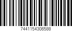 Código de barras (EAN, GTIN, SKU, ISBN): '7441154306588'