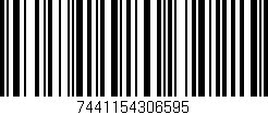 Código de barras (EAN, GTIN, SKU, ISBN): '7441154306595'