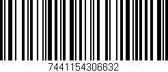 Código de barras (EAN, GTIN, SKU, ISBN): '7441154306632'