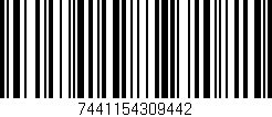 Código de barras (EAN, GTIN, SKU, ISBN): '7441154309442'