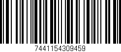 Código de barras (EAN, GTIN, SKU, ISBN): '7441154309459'