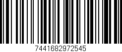 Código de barras (EAN, GTIN, SKU, ISBN): '7441682972545'