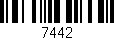 Código de barras (EAN, GTIN, SKU, ISBN): '7442'