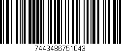 Código de barras (EAN, GTIN, SKU, ISBN): '7443486751043'