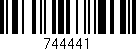 Código de barras (EAN, GTIN, SKU, ISBN): '744441'