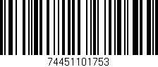 Código de barras (EAN, GTIN, SKU, ISBN): '74451101753'