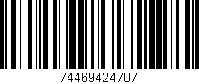 Código de barras (EAN, GTIN, SKU, ISBN): '74469424707'