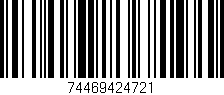 Código de barras (EAN, GTIN, SKU, ISBN): '74469424721'