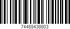 Código de barras (EAN, GTIN, SKU, ISBN): '74469438803'