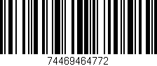 Código de barras (EAN, GTIN, SKU, ISBN): '74469464772'