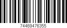 Código de barras (EAN, GTIN, SKU, ISBN): '74469476355'