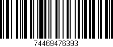 Código de barras (EAN, GTIN, SKU, ISBN): '74469476393'