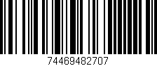Código de barras (EAN, GTIN, SKU, ISBN): '74469482707'