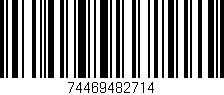 Código de barras (EAN, GTIN, SKU, ISBN): '74469482714'