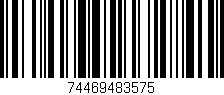 Código de barras (EAN, GTIN, SKU, ISBN): '74469483575'