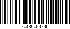 Código de barras (EAN, GTIN, SKU, ISBN): '74469483780'
