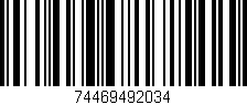 Código de barras (EAN, GTIN, SKU, ISBN): '74469492034'