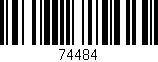 Código de barras (EAN, GTIN, SKU, ISBN): '74484'