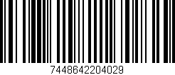 Código de barras (EAN, GTIN, SKU, ISBN): '7448642204029'