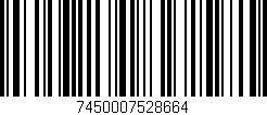 Código de barras (EAN, GTIN, SKU, ISBN): '7450007528664'