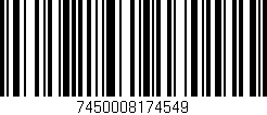 Código de barras (EAN, GTIN, SKU, ISBN): '7450008174549'