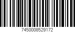 Código de barras (EAN, GTIN, SKU, ISBN): '7450008529172'