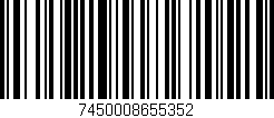 Código de barras (EAN, GTIN, SKU, ISBN): '7450008655352'