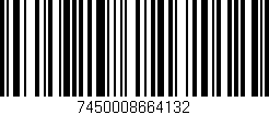 Código de barras (EAN, GTIN, SKU, ISBN): '7450008664132'