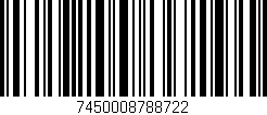 Código de barras (EAN, GTIN, SKU, ISBN): '7450008788722'