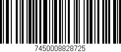 Código de barras (EAN, GTIN, SKU, ISBN): '7450008828725'