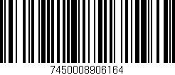 Código de barras (EAN, GTIN, SKU, ISBN): '7450008906164'