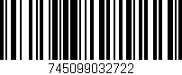 Código de barras (EAN, GTIN, SKU, ISBN): '745099032722'