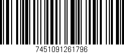 Código de barras (EAN, GTIN, SKU, ISBN): '7451091261796'