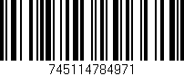 Código de barras (EAN, GTIN, SKU, ISBN): '745114784971'