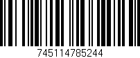 Código de barras (EAN, GTIN, SKU, ISBN): '745114785244'