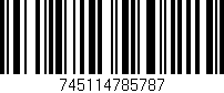 Código de barras (EAN, GTIN, SKU, ISBN): '745114785787'