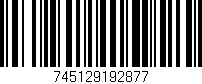 Código de barras (EAN, GTIN, SKU, ISBN): '745129192877'