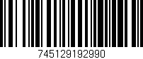 Código de barras (EAN, GTIN, SKU, ISBN): '745129192990'