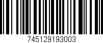 Código de barras (EAN, GTIN, SKU, ISBN): '745129193003'