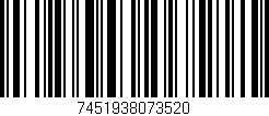 Código de barras (EAN, GTIN, SKU, ISBN): '7451938073520'