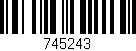 Código de barras (EAN, GTIN, SKU, ISBN): '745243'