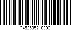Código de barras (EAN, GTIN, SKU, ISBN): '7452635210393'